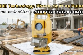 EDM Technology: Phase-Shift vs Pulse เลือกแบบไหนให้เหมาะกับงานสำรวจของคุณ