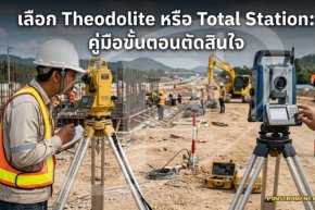 เลือก Theodolite หรือ Total Station: คู่มือขั้นตอนตัดสินใจ
