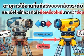 อายุการใช้งานที่แท้จริงของกล้องระดับ และเมื่อไหร่ที่ควรตัดใจซื้อเครื่องใหม่