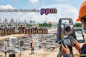 Atmospheric Correction (ppm): ทฤษฎีและการตั้งค่าบน Total Station