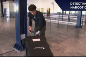 The hand-held device detects smuggled drugs, explosives, banknotes and people