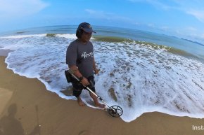 การเลือกเครื่องตรวจจับโลหะ ชายหาด หาทองชายหาด ทะเล