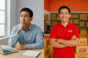 คนออฟฟิศเปลี่ยนชีวิตเป็นเจ้าของร้านพัสดุ