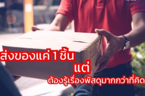 ส่งของแค่ 1 ชิ้น แต่ต้องรู้เรื่องพัสดุมากกว่าที่คิด