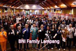 BNI ขยายฐานสู่ลำปาง เปิดตัว BNI Family Lampang ดึงนักธุรกิจที่ไม่ซ้ำกันรวมตัวฝ่าวิกฤตเศรษฐกิจแบบเพื่อนช่วยเพื่อนเริ่มต้น3เดือนมีเงินหมุนเวียนในกลุ่มแล้วกว่า4ล้านบาท