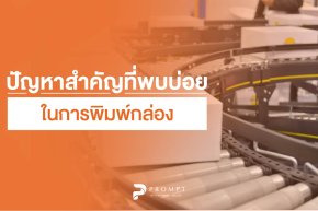 ปัญหาสำคัญในการพิมพ์กล่องที่พบบ่อย