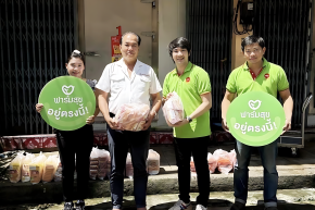 Health Foods Corp. aids flood victims in North and Northeast Thailand.