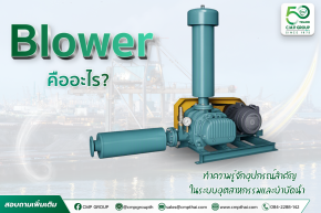 โบลว์เวอร์ (Blower) คืออะไร? ทำความรู้จักอุปกรณ์สำคัญในระบบอุตสาหกรรมและบำบัดน้ำ