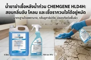 น้ำยาฆ่าเชื้อหลังน้ำท่วม