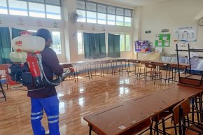 SOLO PORT 423 เครื่องพ่นละอองฝอยสะพายหลัง สำหรับห้างสรรพสินค้าและซูเปอร์มาร์เก็ต พ่นฆ่าเชื้อหลังน้ำท่วม เมืองสมุทรปราการ ปี 2569