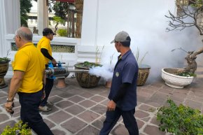 ซ่อมเครื่องพ่นหมอกควันด่วน! 3 วันก่อน Big Cleaning 12 หมู่บ้าน ตรวจเครื่องพ่น 5 เครื่อง เหลือใช้ได้จริงแค่เครื่องเดียว