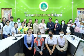 อาจารย์และนักศีกษาจากคณะสาธารณสุขศาสตร์ มหาวิทยาลัยกรุงเทพธนบุรี เข้าศึกษาดูงาน การจัดการระบบงานบริการผู้ป่วย ฯลฯ