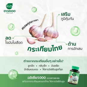 Medicinal properties of Thai garlic