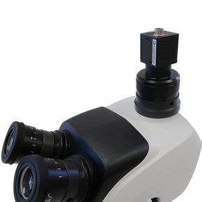 How to connect a microscope camera to a C-mount