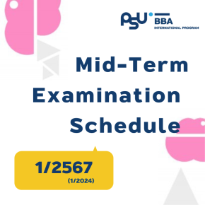 Miedterm Examination Schedule 1/2567 (1/2024)