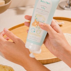 Beby lotion, moisturizes your skin during the cold season