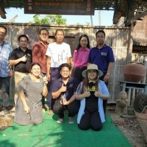 ลงพื้นที่ภายใต้โครงการผลิตบัณฑิตพันธุ์ใหม่ ณ ไร่แสนรักษ์ เกาะลัดอีแท่น ตำบลไร่ขิง อำเภอสามพราน จังหวัดนครปฐม