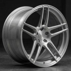 ล้อฟอร์จแท้ BC Forged RZ21 Monoblok สี Brushed Clear ดีไซน์ 5Y-Spoke