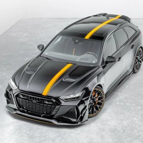 รถยนต์ Audi RS6 Avant C8 ติดตั้งชุดแต่ง MANSORY Carbon Fiber เต็มระบบ