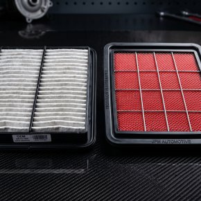 เปรียบเทียบกรองอากาศกระดาษเดิมโรงงานกับกรองอากาศแต่ง High-Flow ประสิทธิภาพสูง