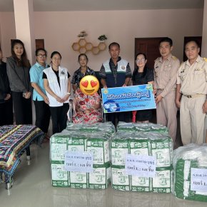 ลงพื้นที่มอบผ้าอ้อมผู้ใหญ่ให้แก่ผู้สูงอายุที่มีภาวะพึ่งพิงในเขตพื้นที่เทศบาลตำบลท่าเชียงทอง