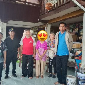 ลงพื้นที่เยี่ยม ผู้ประสบปัญหาทางสังคมหมู่ที่ 1