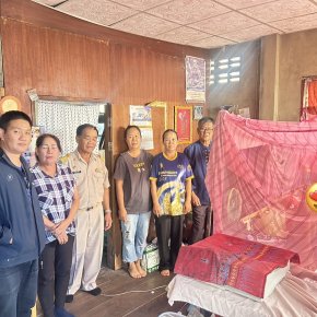 ลงพื้นที่เยี่ยมผู้ประสบปัญหาทางสังคมหมู่ที่ 1 และหมู่ที่ 9
