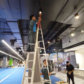 ทีมช่างประจำอาคาร ดูแลรักษาระบบต่างๆ ภายในอาคารอย่างต่อเนื่อง
