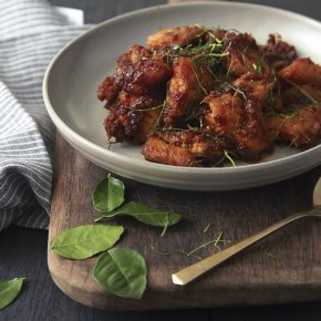 Stir-fried Crispy Catfish in Curry Paste