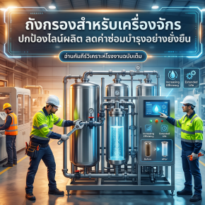 ถังกรองสำหรับเครื่องจักร ปกป้องไลน์ผลิต ลดค่าซ่อมบำรุงอย่างยั่งยืน