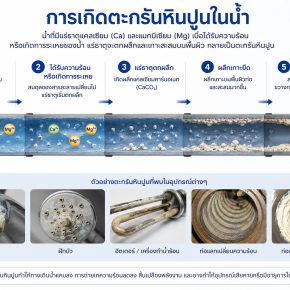 การเกิดตะกรันหินปูนในน้ำ