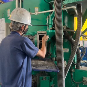 Annual inspection of the sandblasting machine