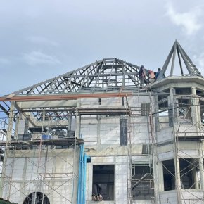 งานสร้างบ้านพักอาศัย 3 ชั้น ถนนรามอินทรา