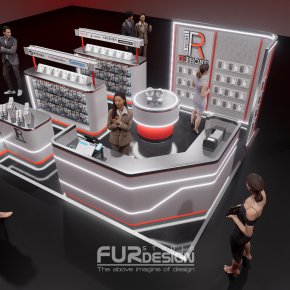 Design, manufacture, and installation of the store: TR Phone Shop, Central Rama 2.