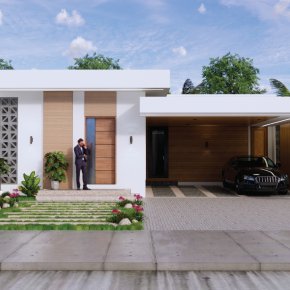 แบบบ้าน Box-shaped house style-01