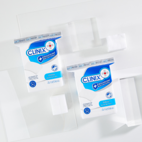 "CLINIX" สำลีบริสุทธิ์จากใยฝ้ายธรรมชาติ อ่อนโยนต่อผิว