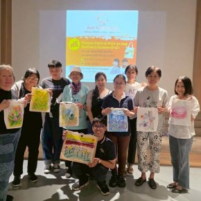 กิจกรรม Paint & Print bag พิมพ์และวาดบนกระเป๋าผ้า 