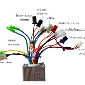 คู่มือ กล่องควบคุม ECU24V250W / 36V350W Brushless Motor