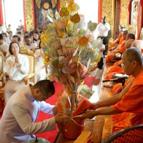 มหาบุญถวายแผ่นดินสยามทอดผ้าป่ารวมพลังศรัทธา5มหากุศล  ณ วัดชมภูเวก จังหวัดนนทบุรี สำเร็จลุล่วงบริบูรณ์ 