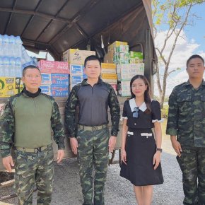 น้ำใจสู่แนวหน้า หนุนเสบียงกองทัพชายแดนไทย  ขอบคุณทุกน้ำใจ