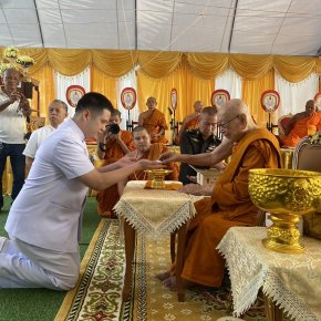 มูลนิธิพุทธภูมิธรรม ร่วมพิธีเททองหล่อหลวงพ่อแดงองค์จำลอง ณ วัดธรรมวิโรจน์ ต.พงสวาย อ.เมือง จ.ราชบุรี