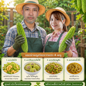 เมนูอร่อยจากมะระ 4 เมนู ทำง่าย ได้สุขภาพดี