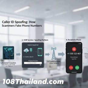 รู้ทันมิจฉาชีพ วิธีการที่มิจฉาชีพใช้ในการโทรจากประเทศหนึ่ง