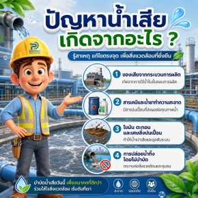 ปัญหาน้ำเสียเกิดจากอะไร ?