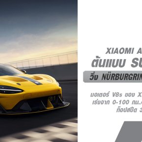 มังกรโรซันผงาด! Xiaomi  SU7 Ultra ทำสถิติเป็นรถสี่ประตูที่เร็วที่สุดในโลกบนสนามแข่ง Nürburgring Nordschleife ด้วยเวลา 6:46.874 นาที!