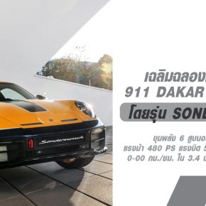 Sonderwunsch 911 Dakar ฉายประกายด้วยดีไซน์สุดพิเศษ! ฉลองผลิตครบ 2,500 คัน