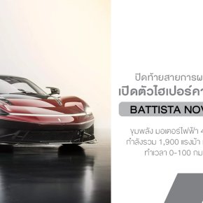 Battista Novantacinque ไฮเปอร์คาร์ไฟฟ้ารุ่นพิเศษที่มีเพียงหนึ่งเดียวในโลก ปิดท้ายสายการผลิตของ Battista อย่างสมบูรณ์แบบ!