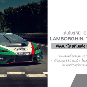 Lamborghini Temerario GT3 กำเนิดสายพันธุ์เพื่อสนามแข่งขันจากโรงงานซังอกาตา