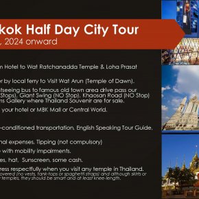 New Bangkok Half Day City Tour 