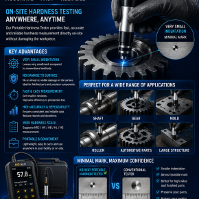  เพิ่มความมั่นใจในงาน Heat Treatment ด้วย Portable Hardness Tester จาก KD.HEAT TECHNOLOGY THAILAND  !